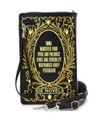 Jane Austen Novels Book Clutch Handbag - Unique Vintage - Womens, ACCESSORIES, HANDBAGS