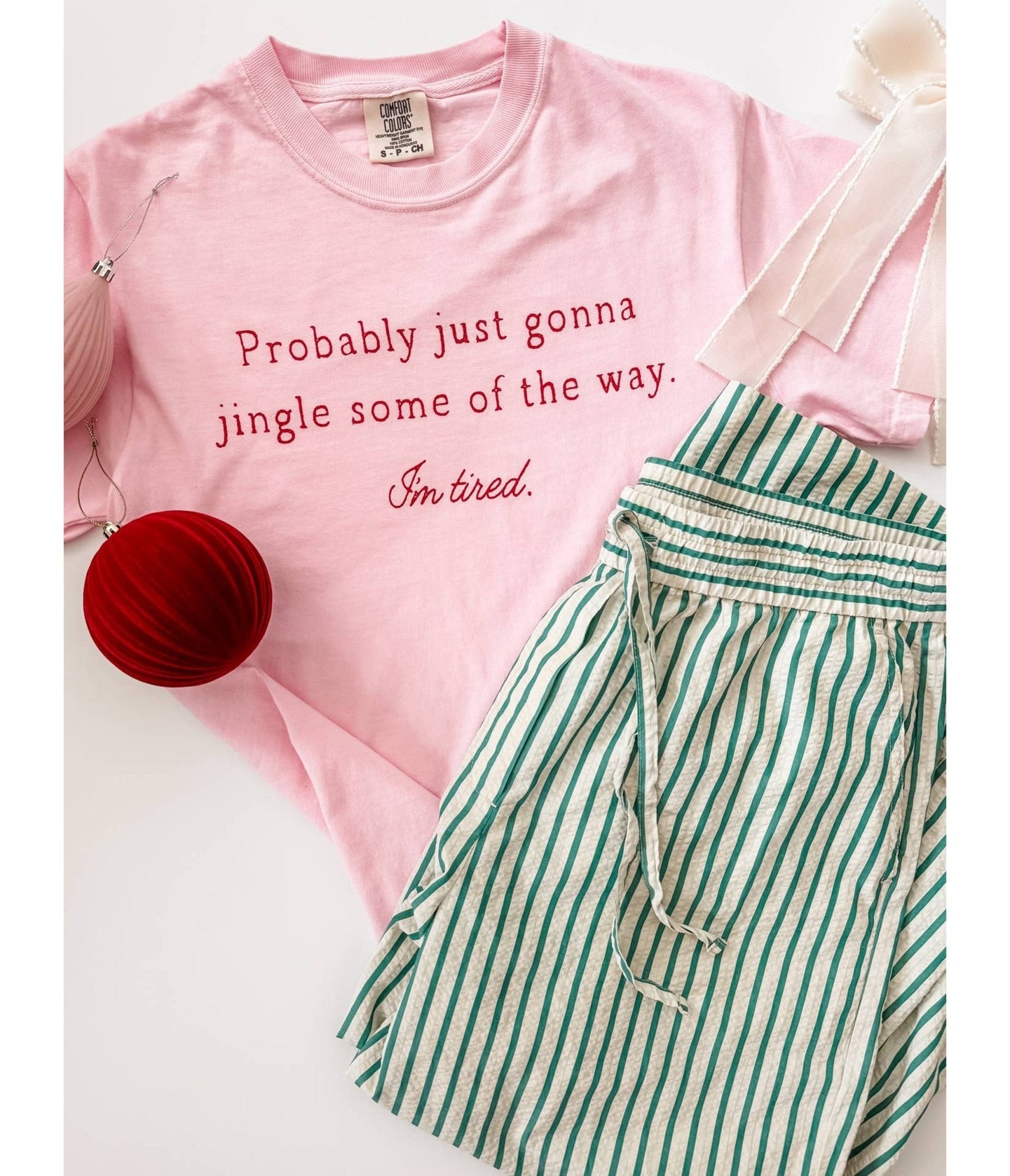 Jingle Some Way Unisex Graphic Tee - Unique Vintage - Womens, GRAPHIC TEES, TEES