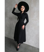 Katakomb Black Homemaker Midi Dress - Unique Vintage - Womens, DRESSES, MAXI