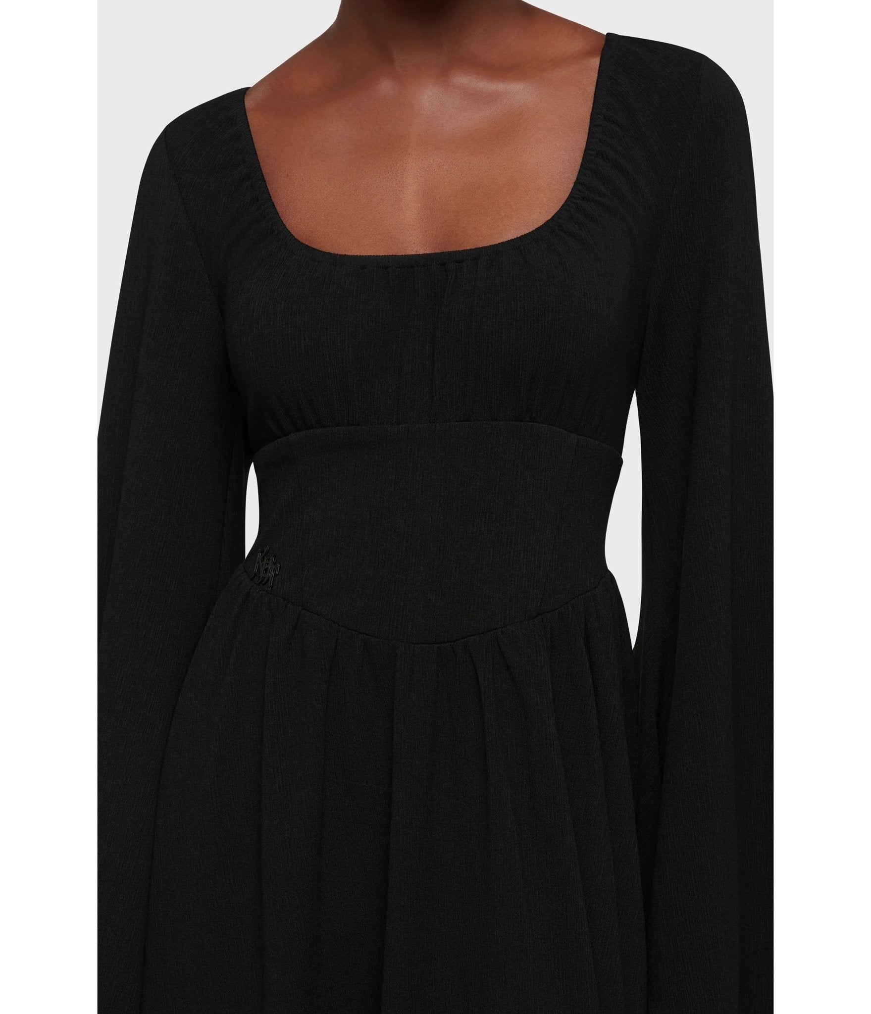 Kill Star Black Eye Of Eris Hi - Low Dress - Unique Vintage - Womens, DRESSES, MIDI