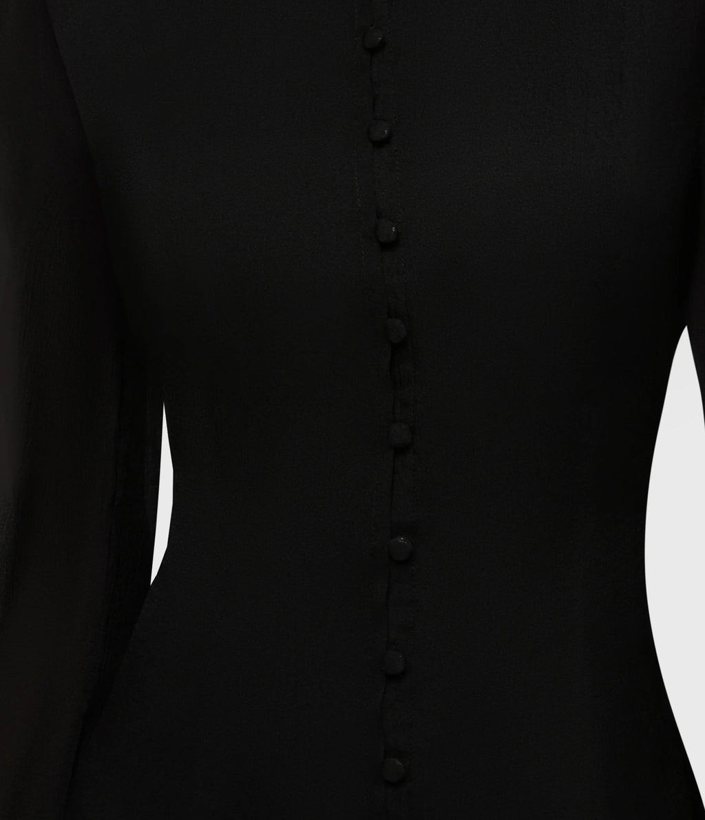 Kill Star Black Liora Wrath Mini Dress - Unique Vintage - Womens, DRESSES, A - LINE