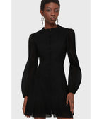 Kill Star Black Liora Wrath Mini Dress - Unique Vintage - Womens, DRESSES, A - LINE