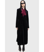 Kill Star Black Velvet Shadowborne Coat - Unique Vintage - Womens, TOPS, SWEATERS