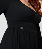 Kill Star Plus Size Black Eye Of Eris Hi - Low Dress - Unique Vintage - Womens, ACCESSORIES, HOSIERY