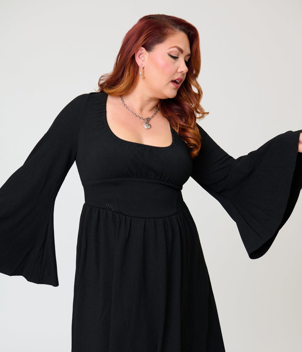 Kill Star Plus Size Black Eye Of Eris Hi - Low Dress - Unique Vintage - Womens, ACCESSORIES, HOSIERY