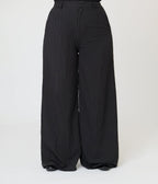 Kill Star Plus Size Black Pinstripe Oblivienne Trousers - Unique Vintage - Womens, BOTTOMS, PANTS