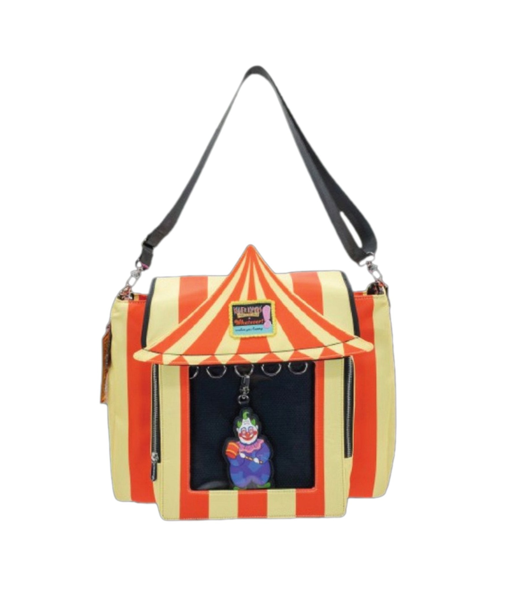 Killer Klowns Padded Tent Crossbody Handbag - Unique Vintage - Womens, ACCESSORIES, HANDBAGS