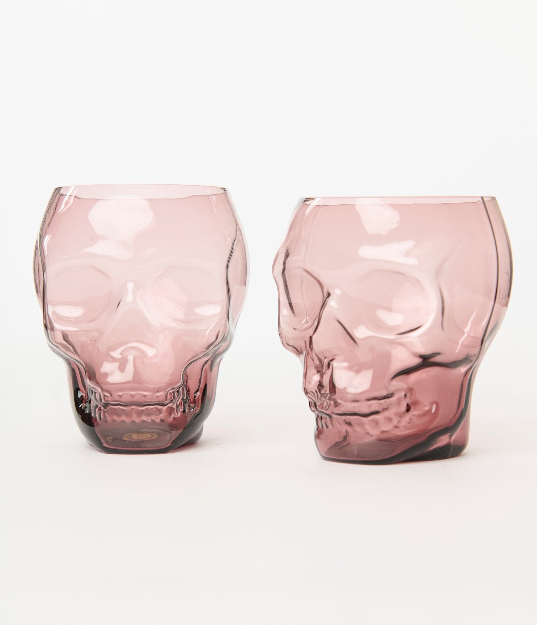 Killstar Plum Cranium Drinking Glasses - Unique Vintage - Womens, ACCESSORIES, GIFTS/HOME