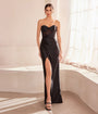 Amoris by Cinderella Divine Black Strapless Elegant Sweetheart Prom Gown