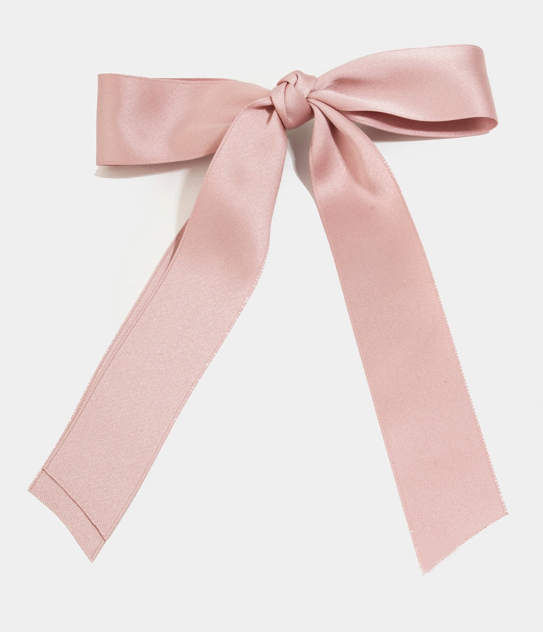Light Pink Ribbon Bow Hair Clip - Unique Vintage - Womens, ACCESSORIES, HAIR