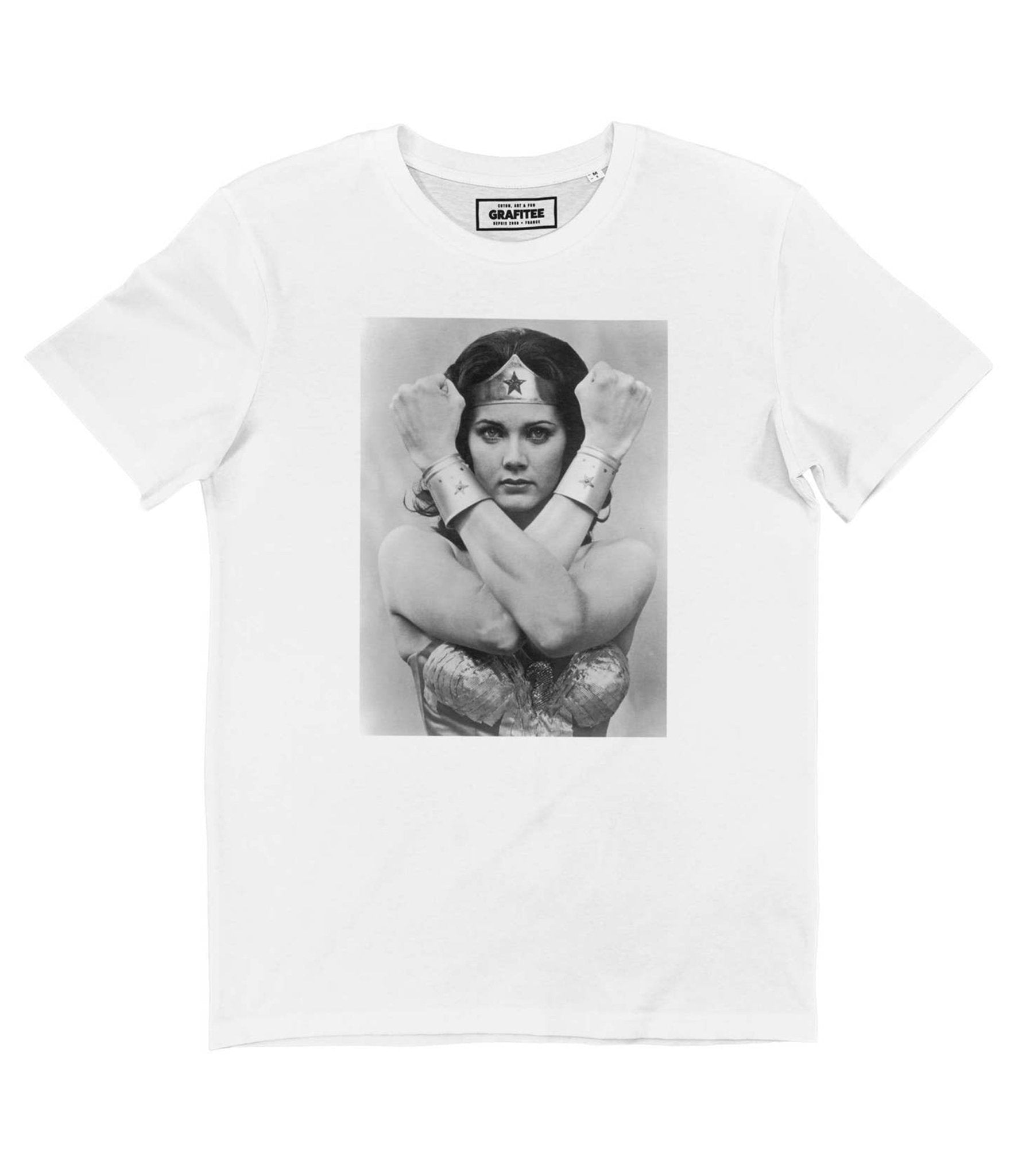 Linda Carter Wonder Woman Unisex Graphic Tee - Unique Vintage - Womens, GRAPHIC TEES, TEES