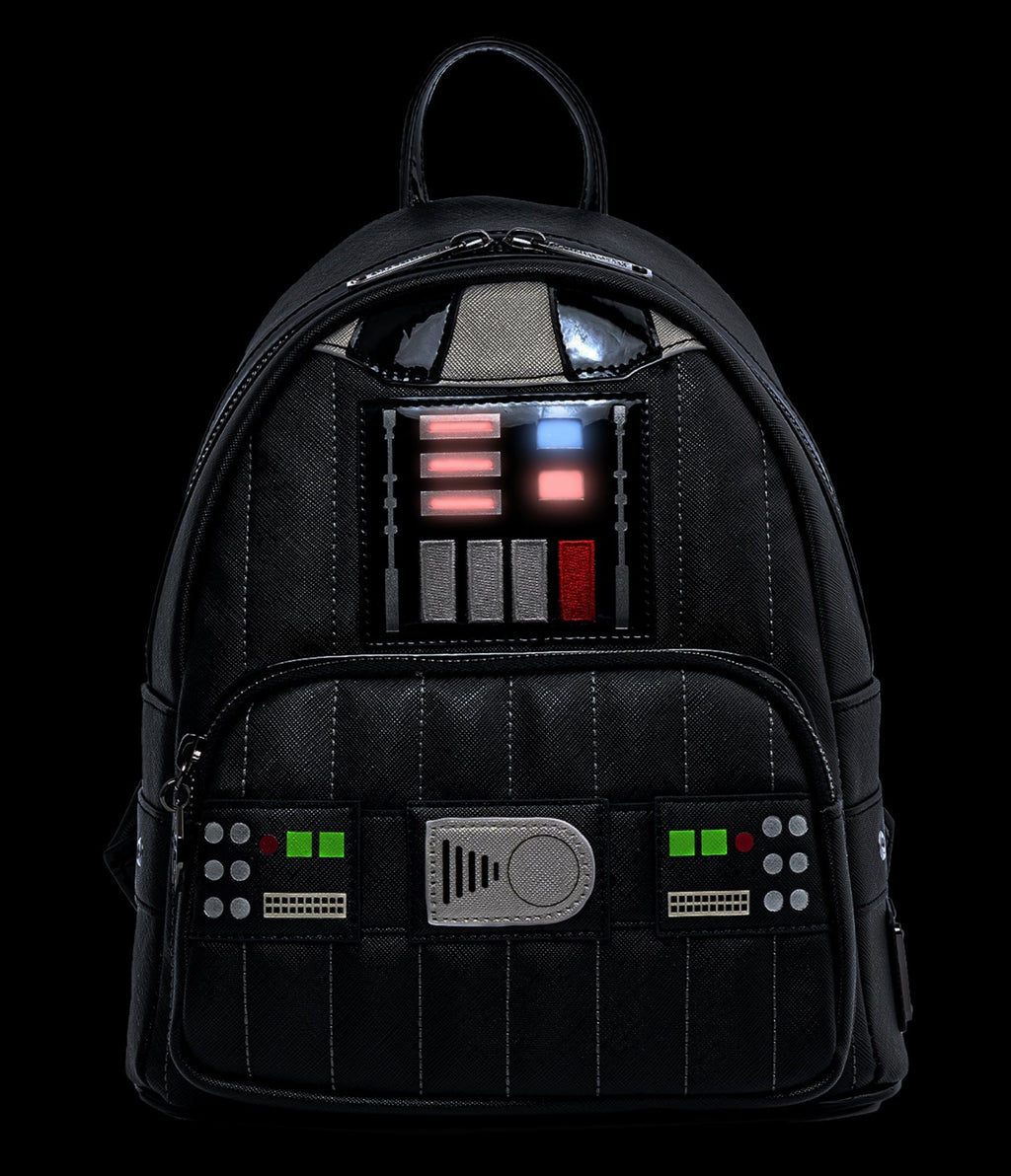 Loungefly Star Wars Darth Vader Light Up Mini Backpack - Unique Vintage - Womens, ACCESSORIES, HANDBAGS
