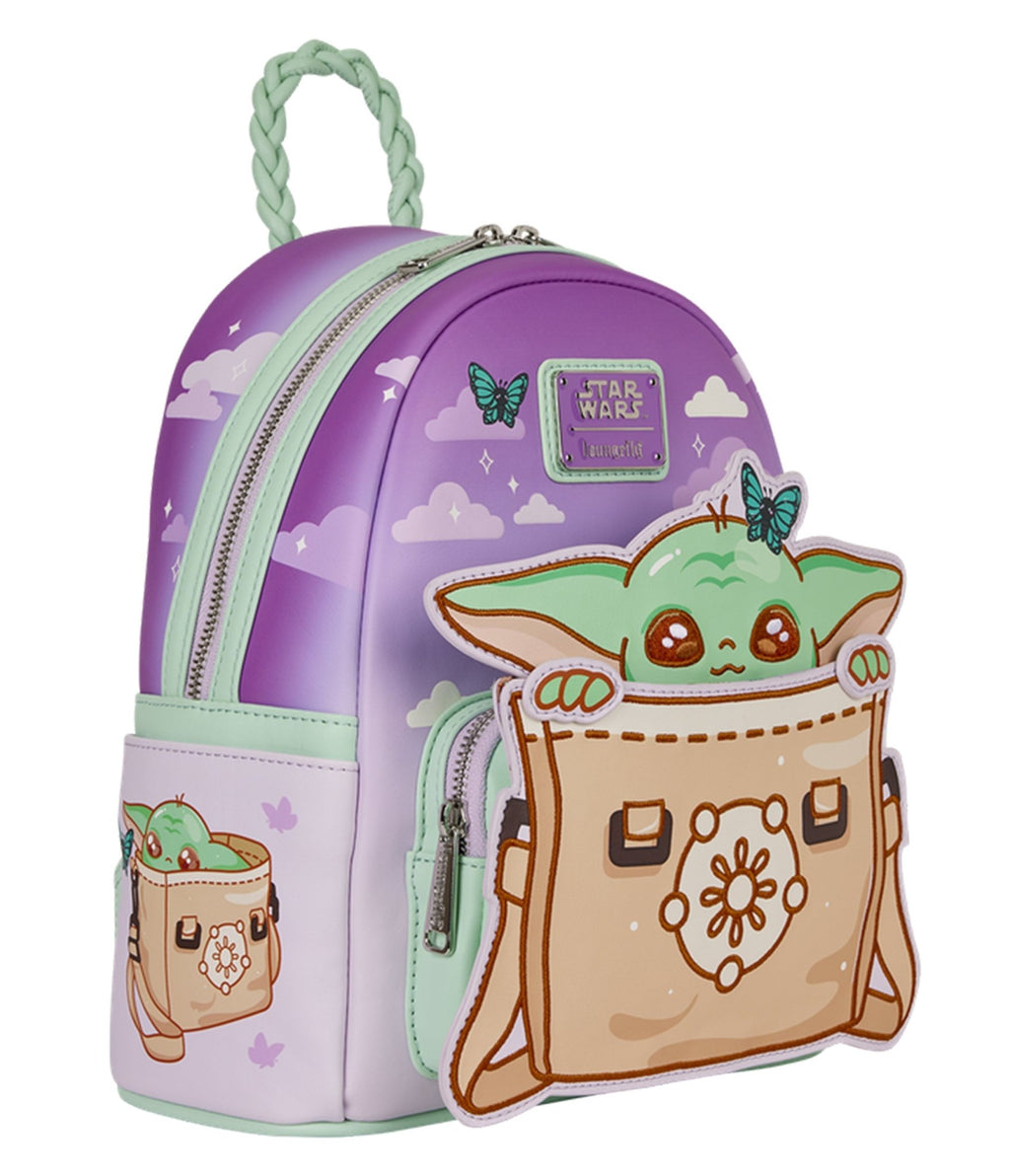 Loungefly Star Wars Grogu Mini Backpack - Unique Vintage - Womens, ACCESSORIES, HANDBAGS