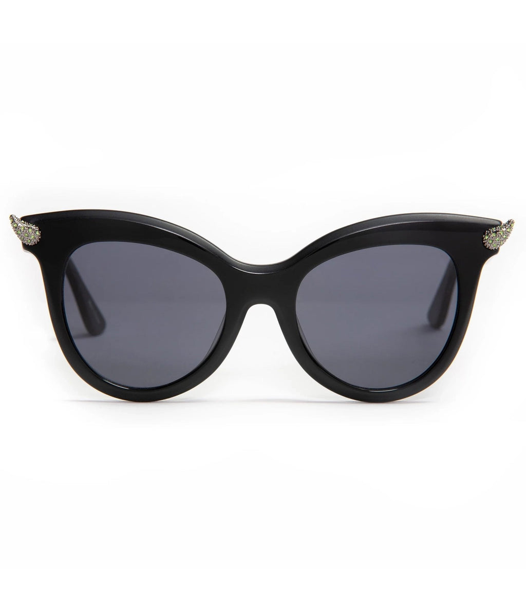 Lux De Ville Black Deville Sunglasses - Unique Vintage - Womens, ACCESSORIES, SUNGLASSES