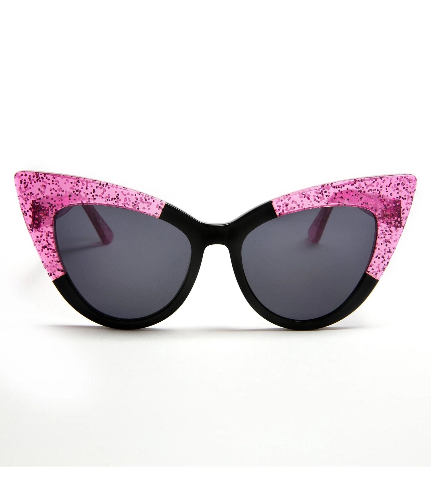 Lux De Ville Black & Pink Queen Bee Sunglasses - Unique Vintage - Womens, ACCESSORIES, SUNGLASSES