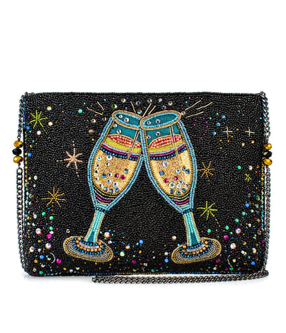 Mary Frances Cheers To That Crossbody Handbag - Unique Vintage - Womens, ACCESSORIES, HANDBAGS