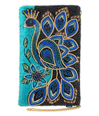 Mary Frances Peacock Pride Crossbody Phone Bag - Unique Vintage - Womens, ACCESSORIES, HANDBAGS