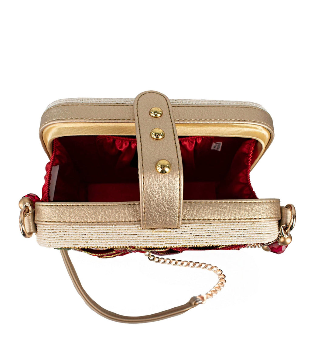 Mary Frances Poinsettia Shoulder Bag - Unique Vintage - Womens, ACCESSORIES, HANDBAGS