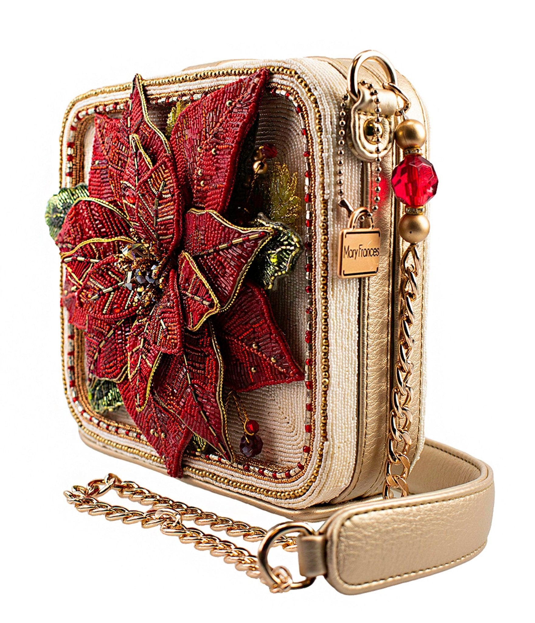 Mary Frances Poinsettia Shoulder Bag - Unique Vintage - Womens, ACCESSORIES, HANDBAGS