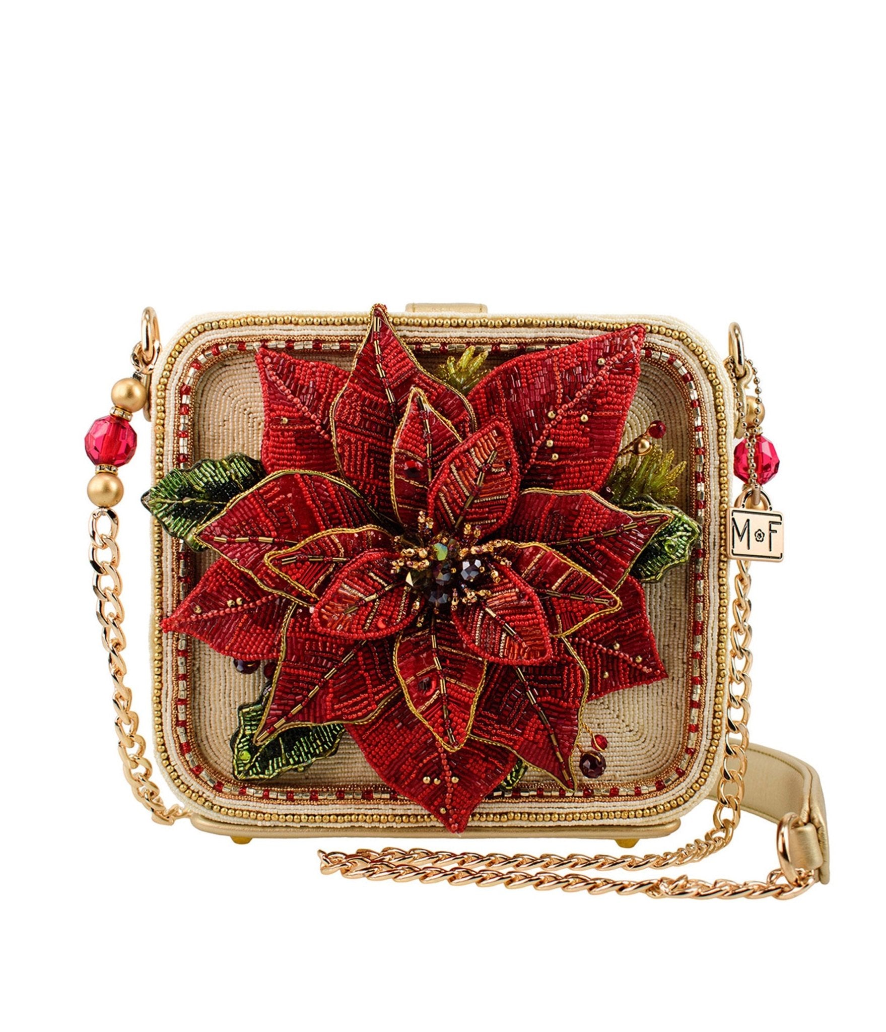 Mary Frances Poinsettia Shoulder Bag - Unique Vintage - Womens, ACCESSORIES, HANDBAGS