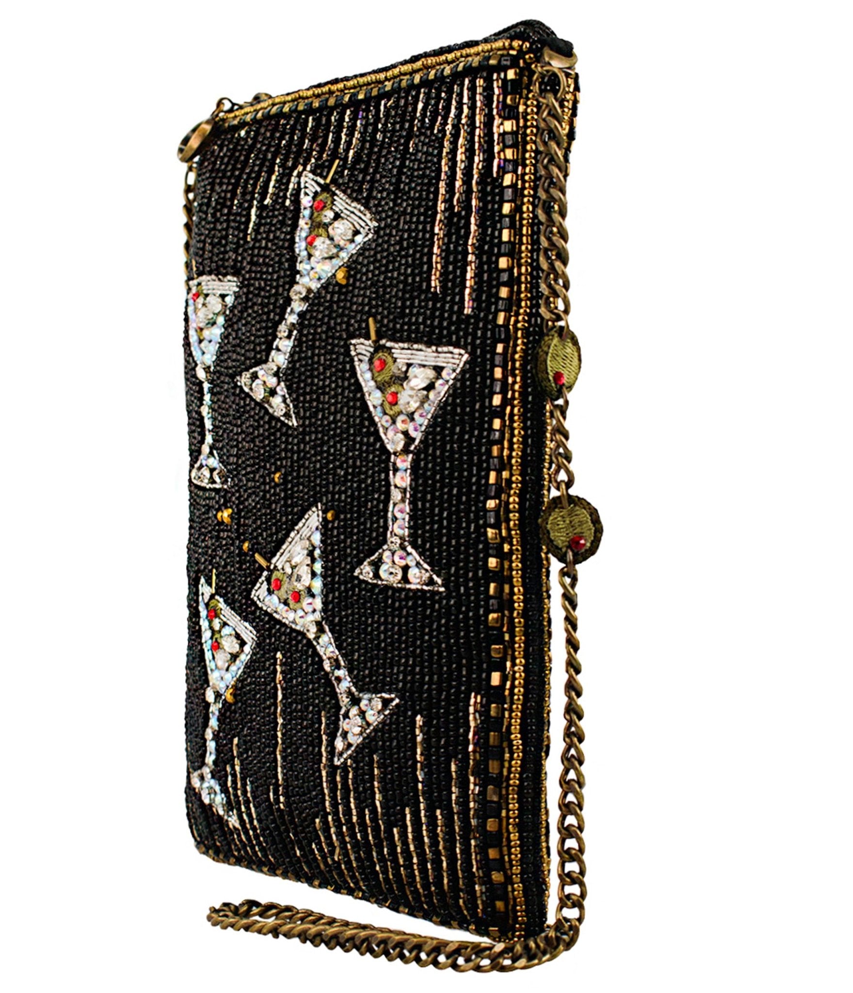 Mary Frances Sip Happens Mini Crossbody Bag - Unique Vintage - Womens, ACCESSORIES, HANDBAGS