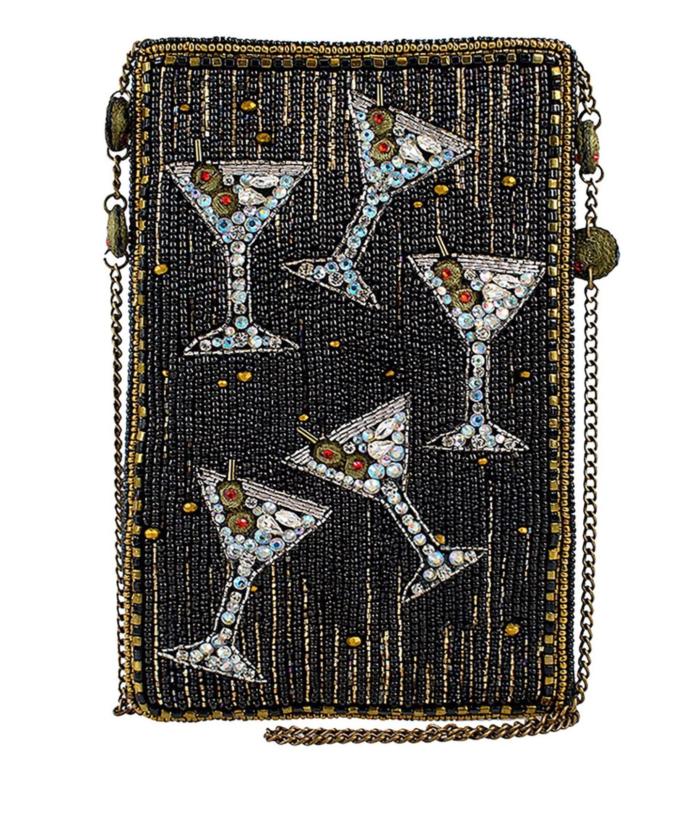 Mary Frances Sip Happens Mini Crossbody Bag - Unique Vintage - Womens, ACCESSORIES, HANDBAGS