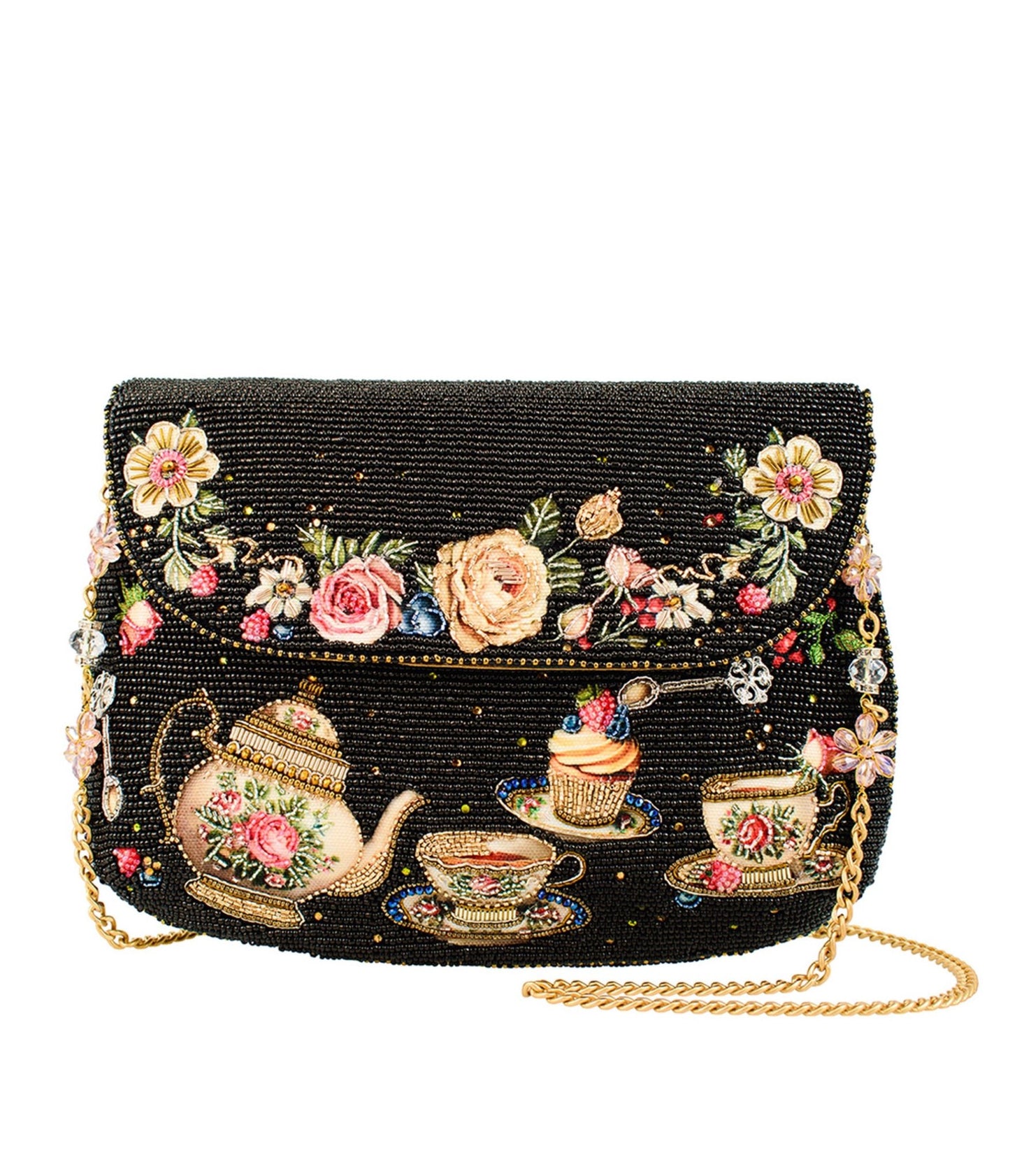 Mary Frances Tea Time Crossbody Handbag - Unique Vintage - Womens, ACCESSORIES, HANDBAGS