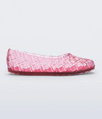 Melissa Pink Ballerina Flats - Unique Vintage - Womens, SHOES, FLATS