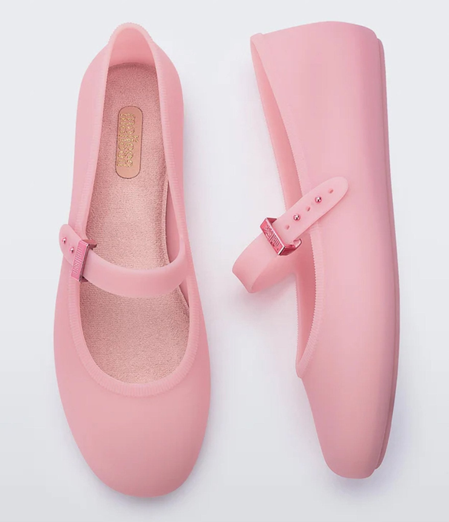 Melissa Pink Mary Jane Jelly Shoes - Unique Vintage - Womens, SHOES, FLATS