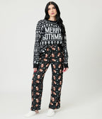 Merry Gothmas Fair Isle Sweater - Unique Vintage - Womens, TOPS, SWEATERS