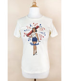 Mischief Made United Womens Fitted Tee - Unique Vintage - Womens, TOPS, TEES