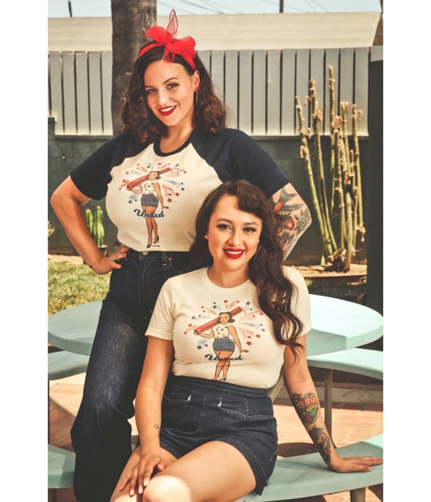 Mischief Made United Womens Fitted Tee - Unique Vintage - Womens, TOPS, TEES