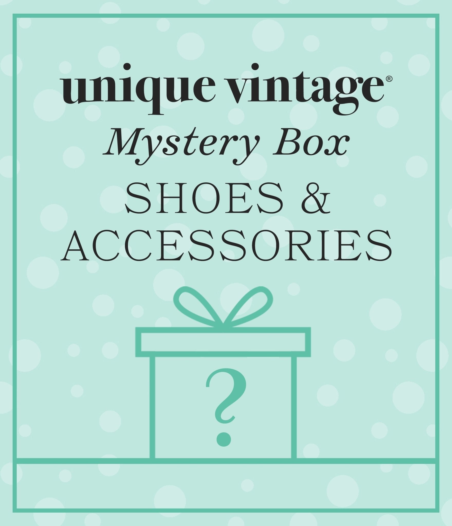 Mystery Box - Shoe & Accessories - Unique Vintage - Womens