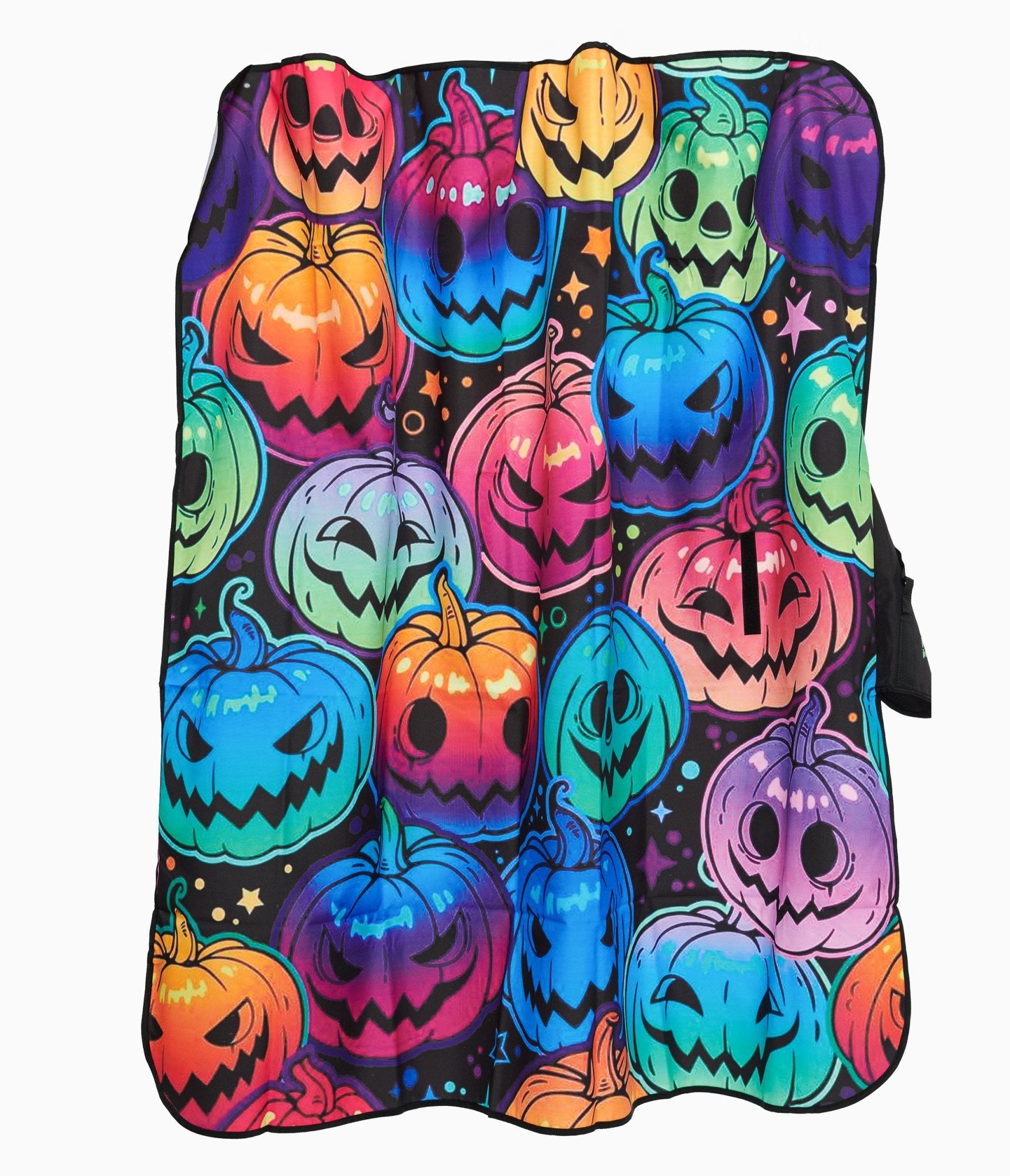 Neon Glowing Gourd Outdoor Picnic Blanket - Unique Vintage - Womens, HALLOWEEN, ACCESSORIES
