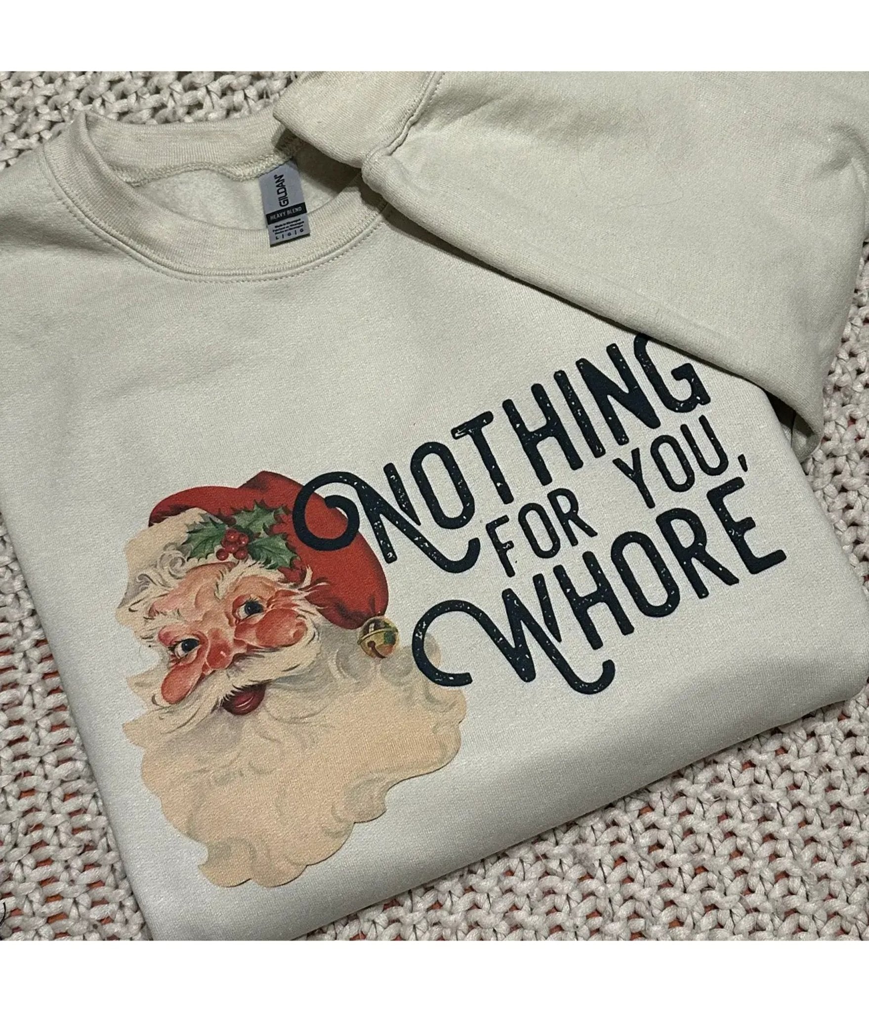 Nothing For You Unisex Sweatshirt - Unique Vintage - Womens, GRAPHIC TEES, SWEATSHIRTS