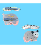 Opossum Family Hair Clip Set - Unique Vintage - Womens, ACCESSORIES, HAIR