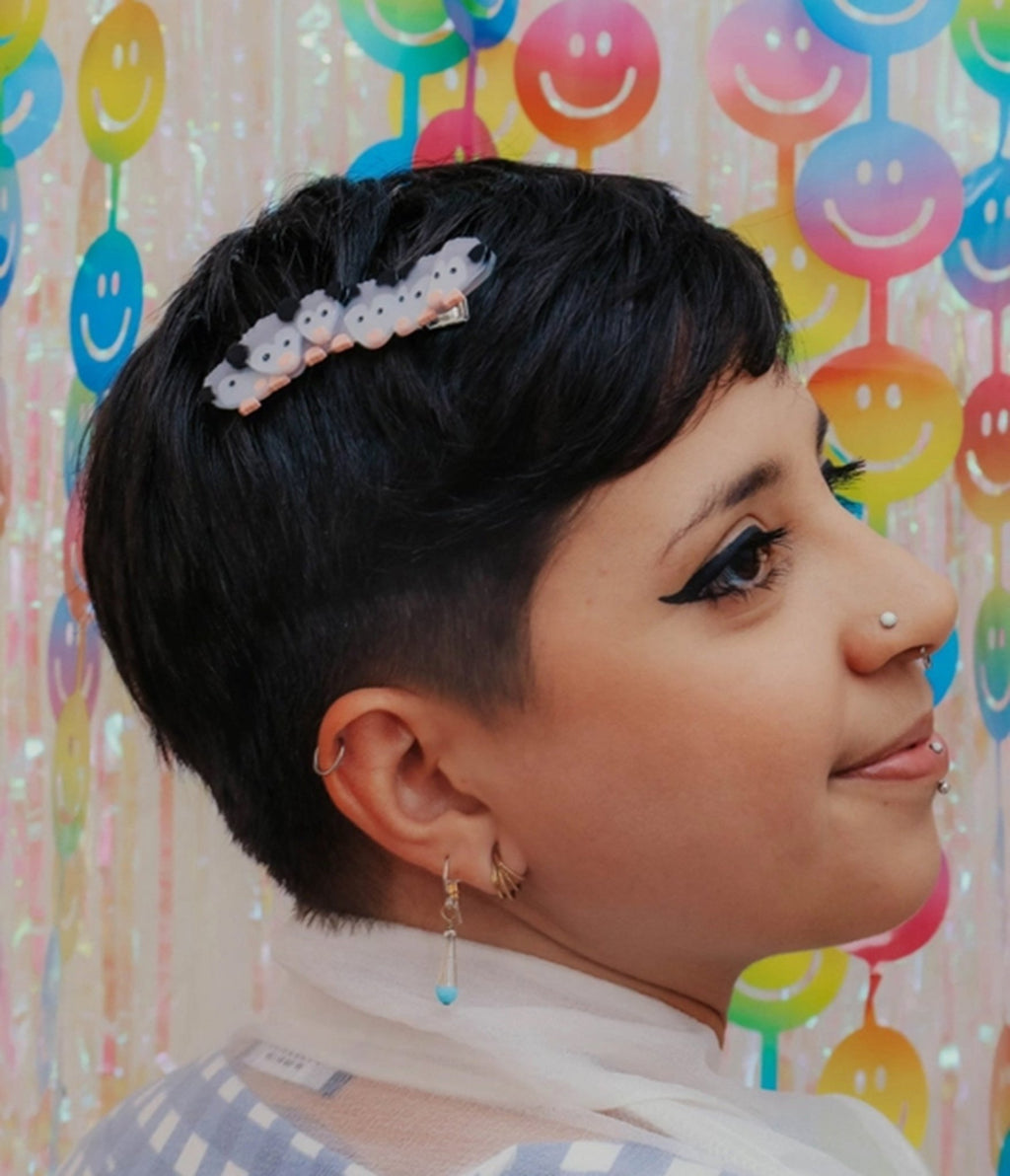 Opossum Family Hair Clip Set - Unique Vintage - Womens, ACCESSORIES, HAIR