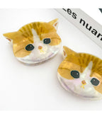 Orange Cat Hair Claw Clip - Unique Vintage - Womens, ACCESSORIES, HAIR