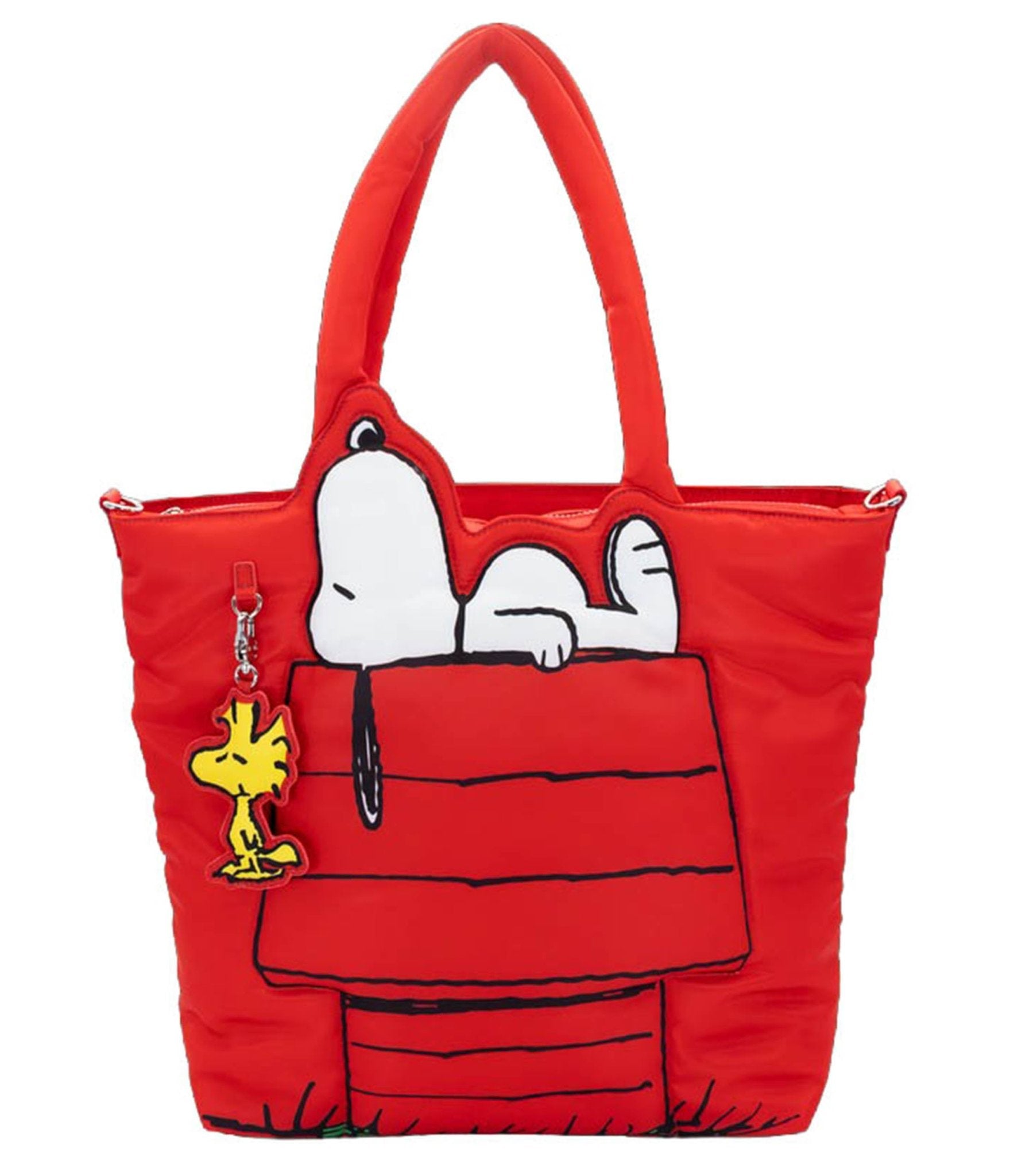 Peanuts Snoopy House Padded Tote Bag - Unique Vintage - Womens, ACCESSORIES, HANDBAGS