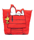 Peanuts Snoopy House Padded Tote Bag - Unique Vintage - Womens, ACCESSORIES, HANDBAGS