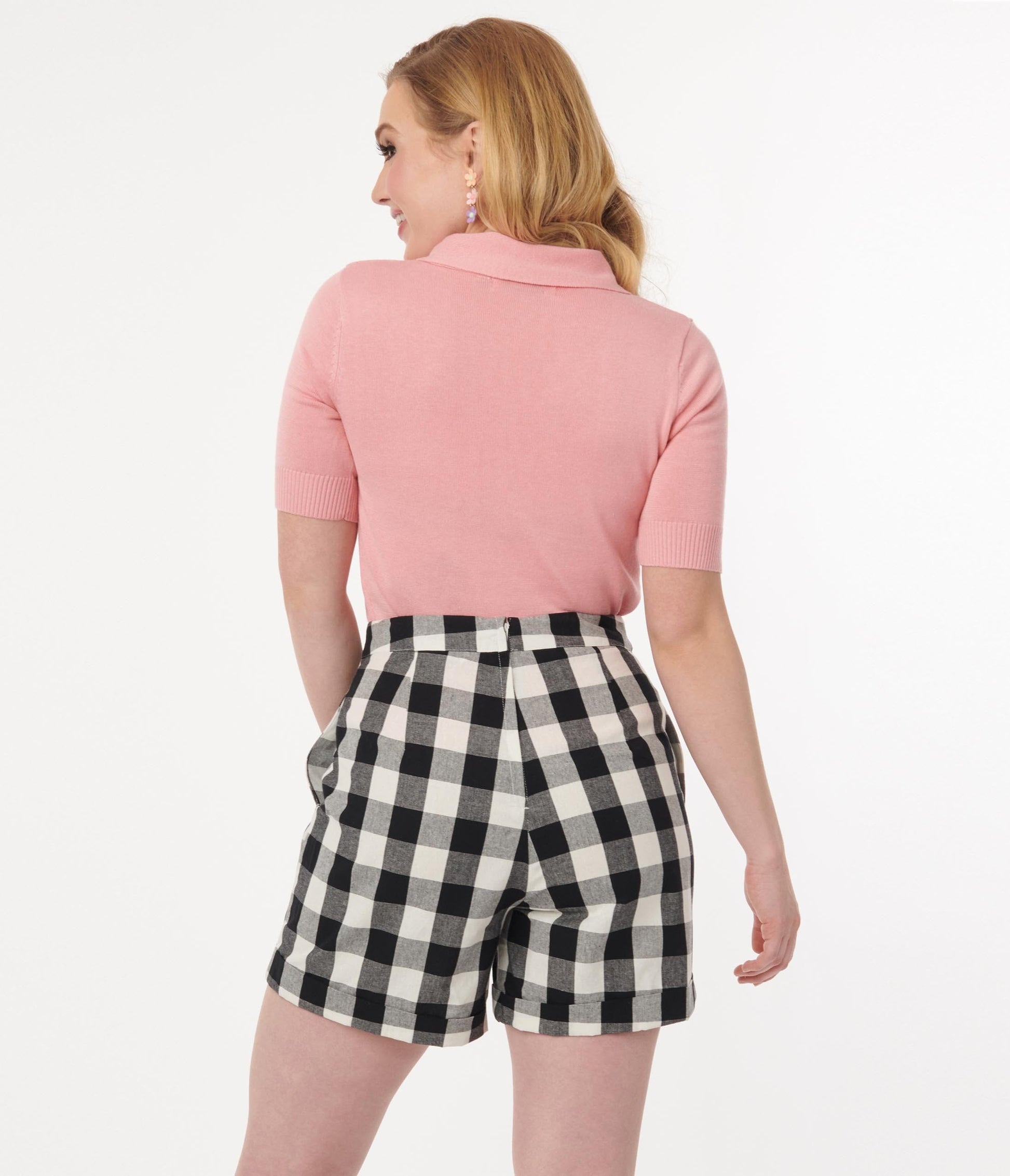 Pink Ahoy Sailor Knit Top - Unique Vintage - Womens, TOPS, WOVEN TOPS