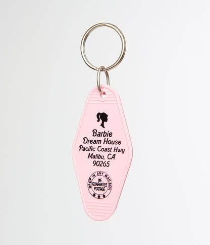 Pink Barbie Dream House Motel Key Fob - Unique Vintage - Womens, ACCESSORIES, GIFTS/HOME