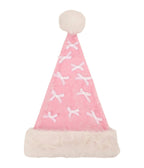 Pink Bow Santa Hat - Unique Vintage - Womens, ACCESSORIES, HATS