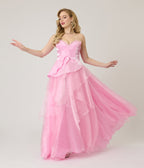 Pink Chiffon Good Witch Top & Skirt Set - Unique Vintage - Womens, HALLOWEEN, DRESSES