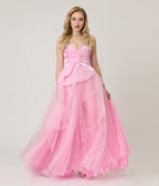 Pink Chiffon Good Witch Top & Skirt Set - Unique Vintage - Womens, HALLOWEEN, DRESSES