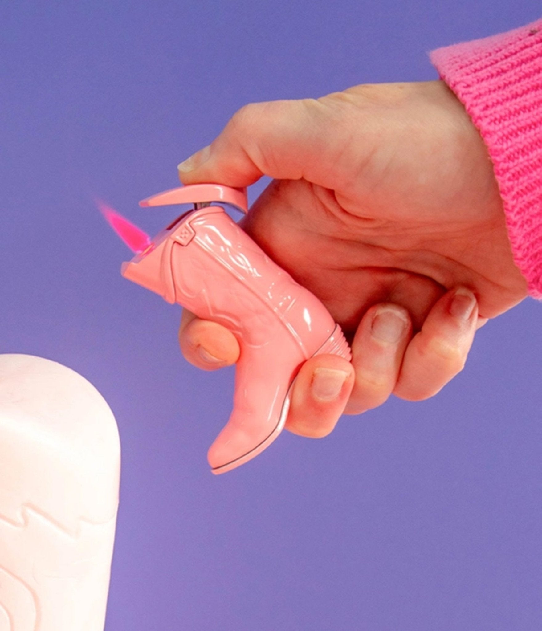 Pink Cowboy Boot Lighter - Unique Vintage - Womens, ACCESSORIES, GIFTS/HOME