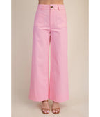 Pink Denim High Waisted Jeans - Unique Vintage - Womens, BOTTOMS, PANTS