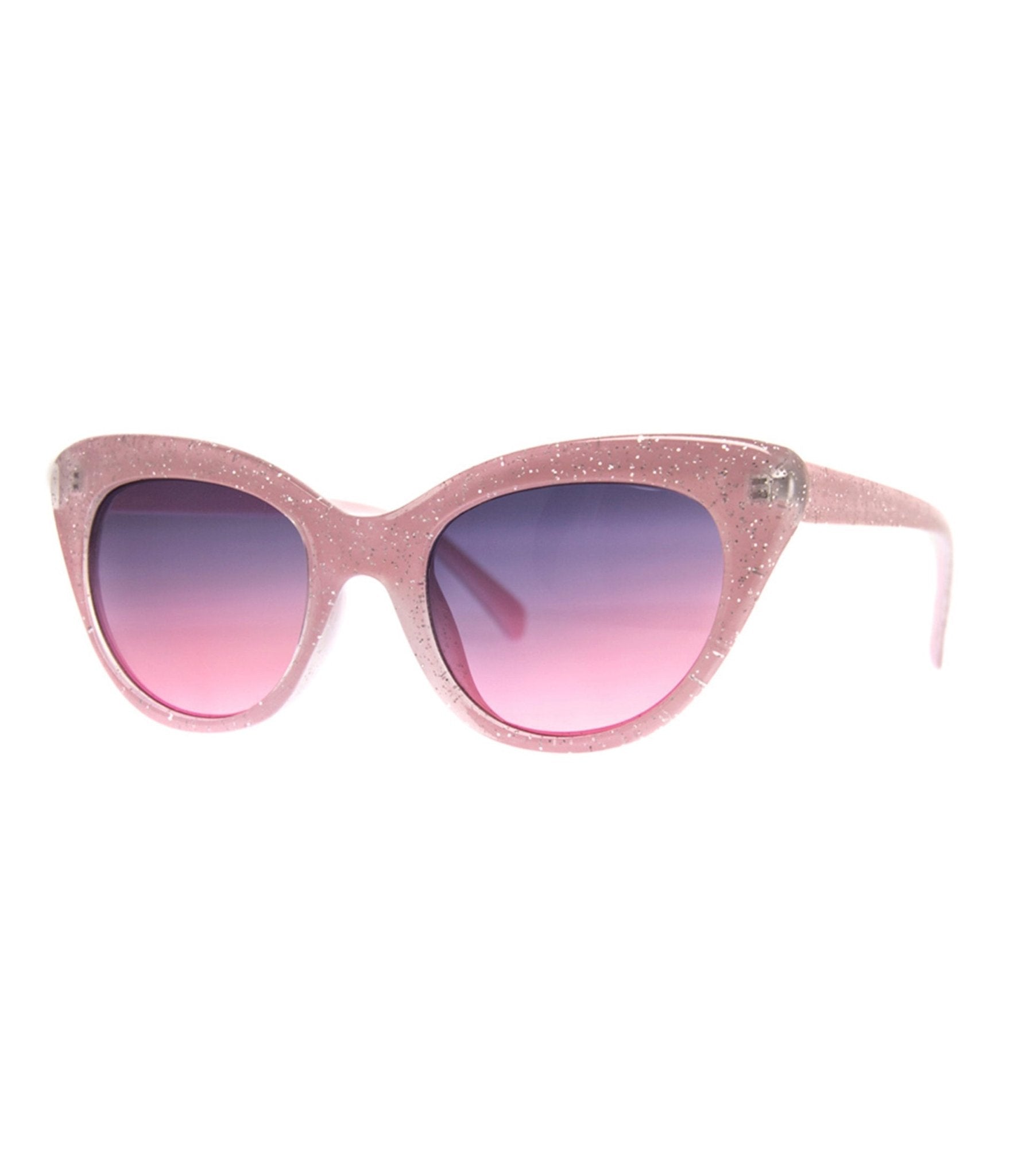 Pink Glitter Cat Eye Sunglasses - Unique Vintage - Womens, ACCESSORIES, SUNGLASSES