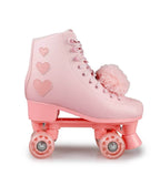 Pink Heart Roller Skates - Unique Vintage - Womens, SHOES, SNEAKERS