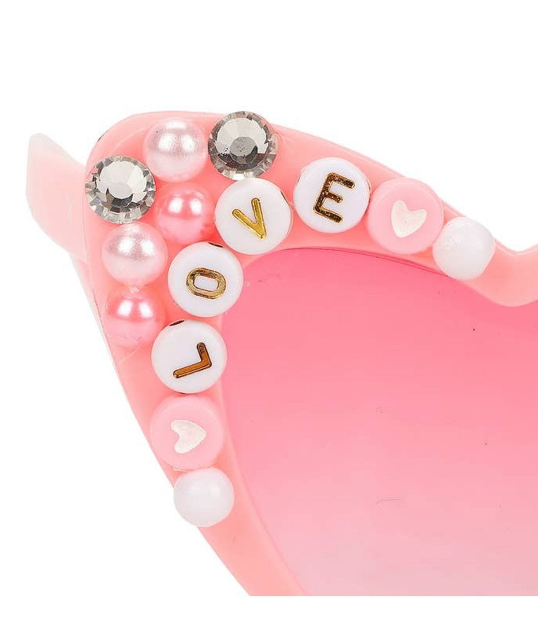 Pink Love Cat Eye Heart Glasses - Unique Vintage - Womens, ACCESSORIES, SUNGLASSES